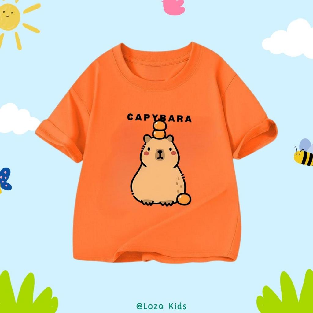 [XẢ KHO SIZE 150] Áo phông cho bé trai bé gái nhiều mẫu chất liệu thun cotton mềm mát size từ 30-35kg - Loza Kids XA007_thumbnail_12