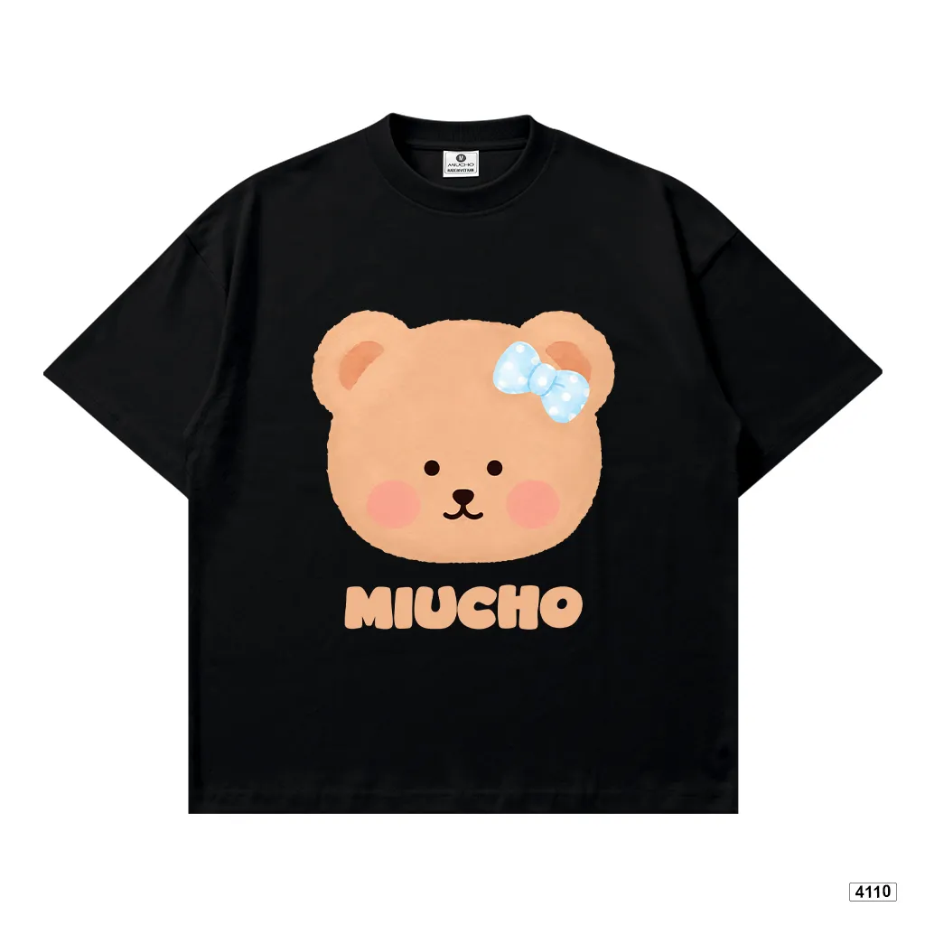 Áo thun boxy nữ Gấu Teddyy xinh yêu Miucho 4110_thumbnail_0