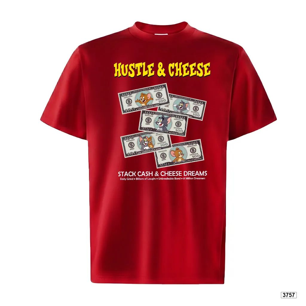 Áo thun nam form oversize local brand Hustle and Cheese TeePrint 3757_thumbnail_11