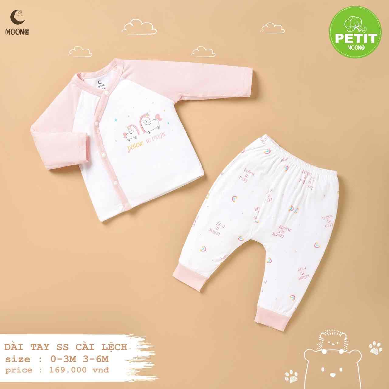 Bộ sơ sinh dài cài lệch thỏ gấu voi MOON_thumbnail_5