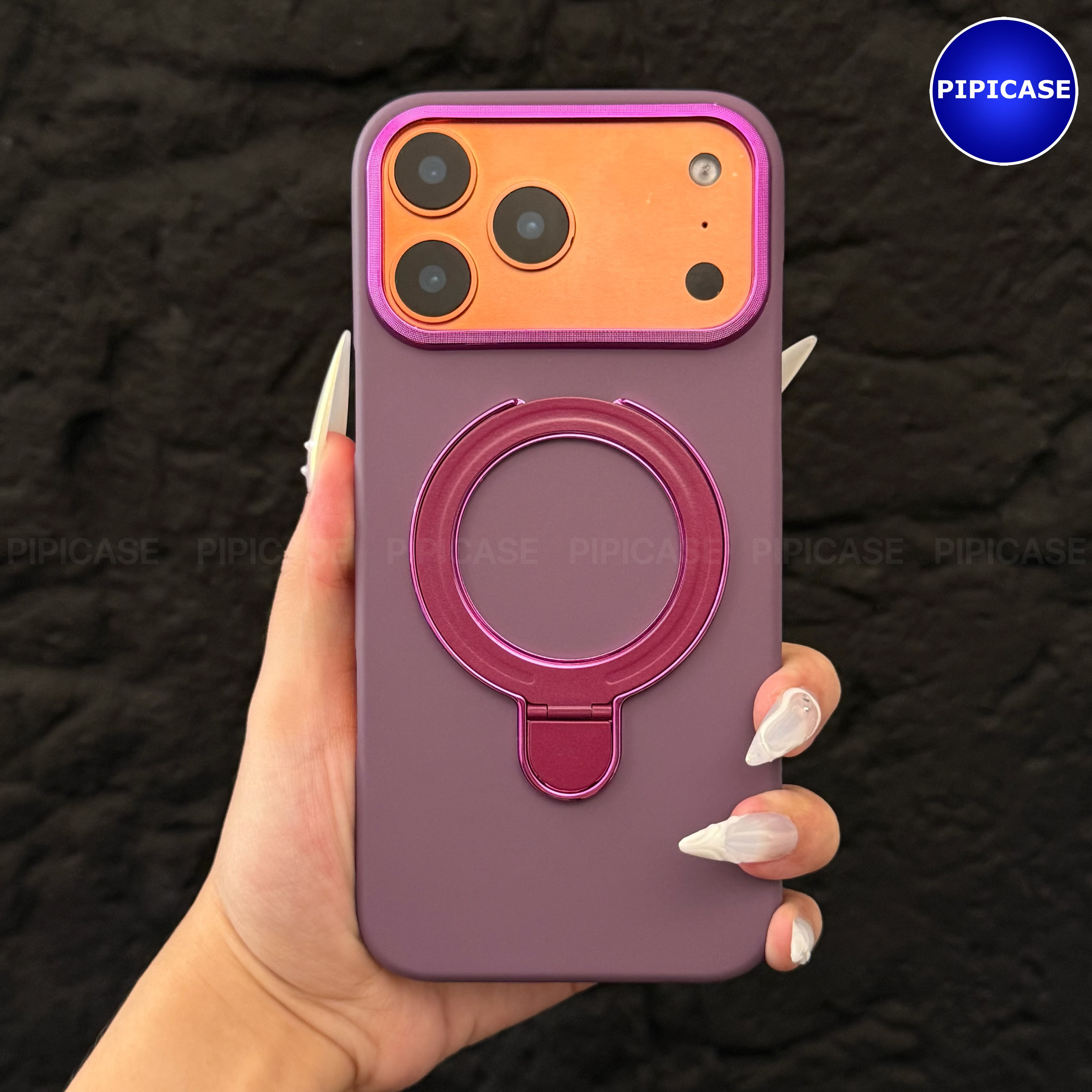 Ốp Lưng iPhone 17 Pro Max - Titan Force - Tím