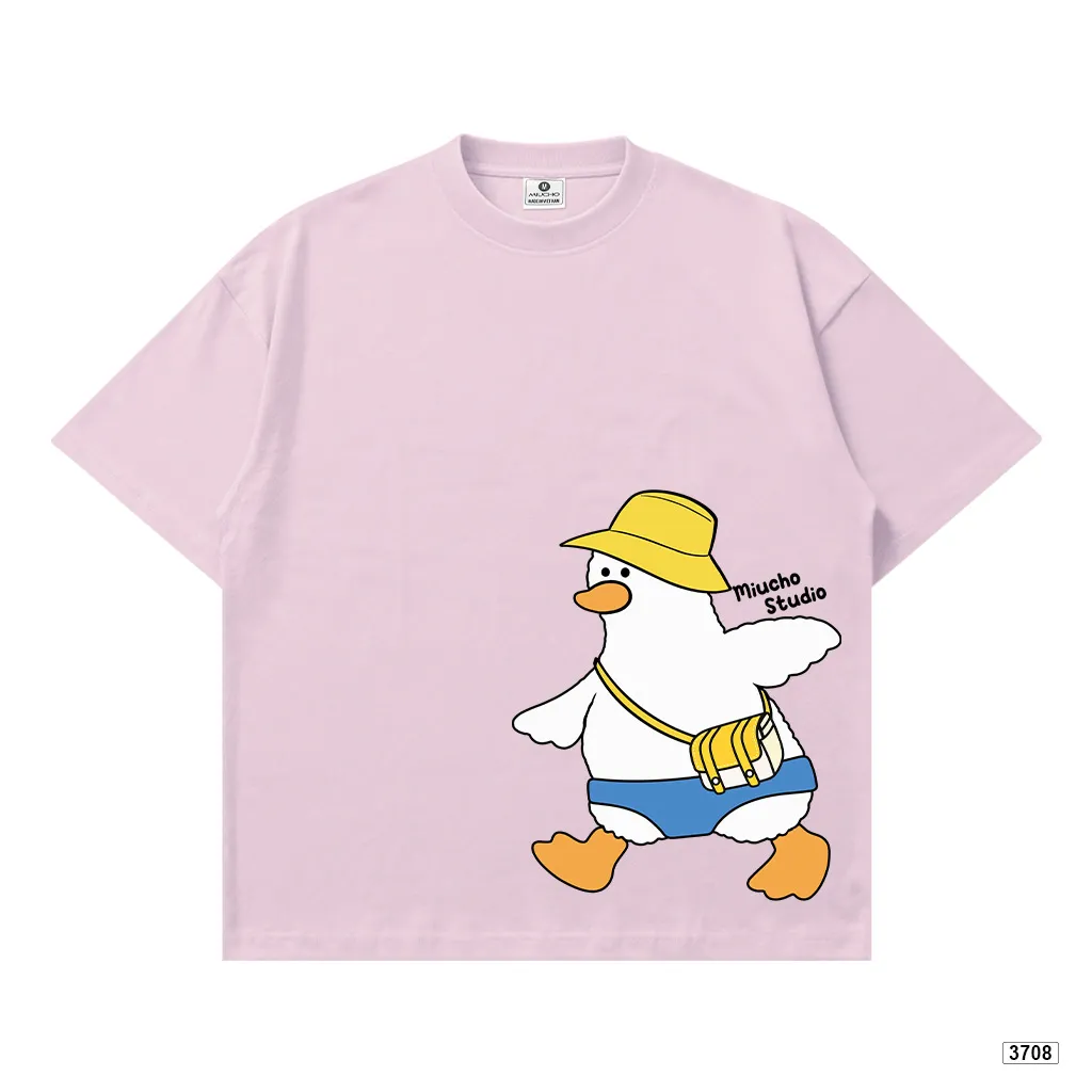 Áo thun form boxy vịt con đáng yêu Miucho 3708_thumbnail_18