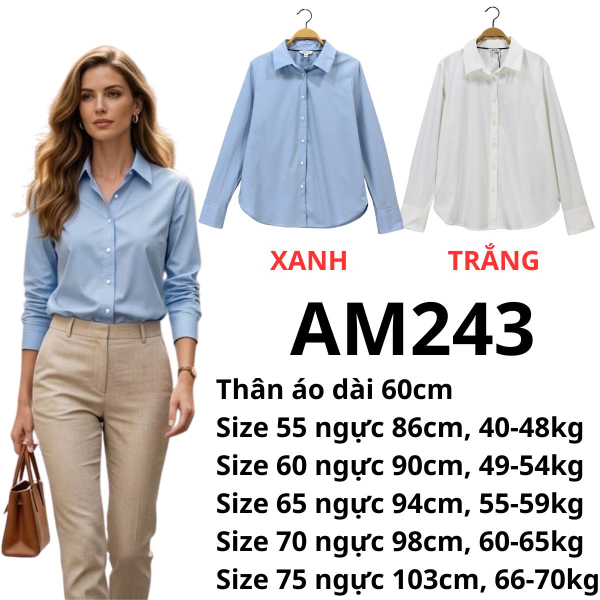 AM243 ÁO SƠ MI CB