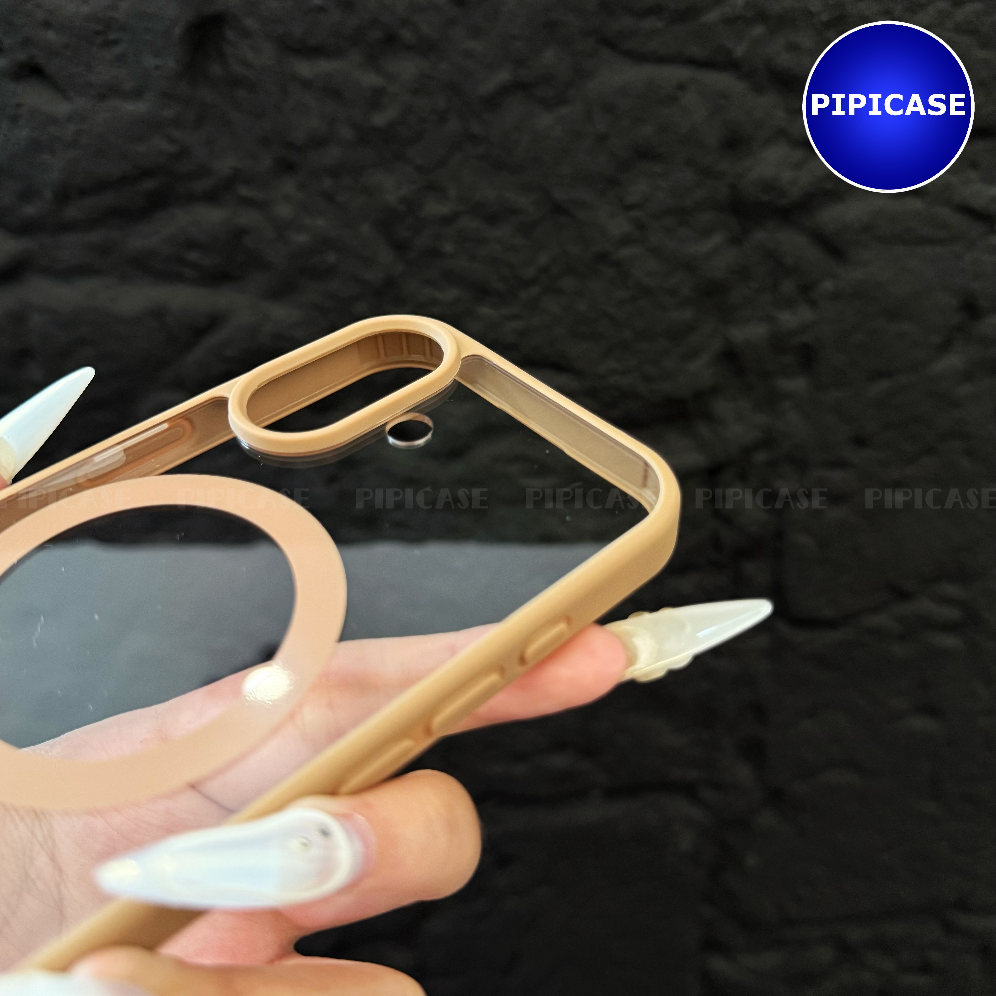 Ốp Lưng iPhone 16 Plus - Chic - Nâu Nhạt_thumbnail_15