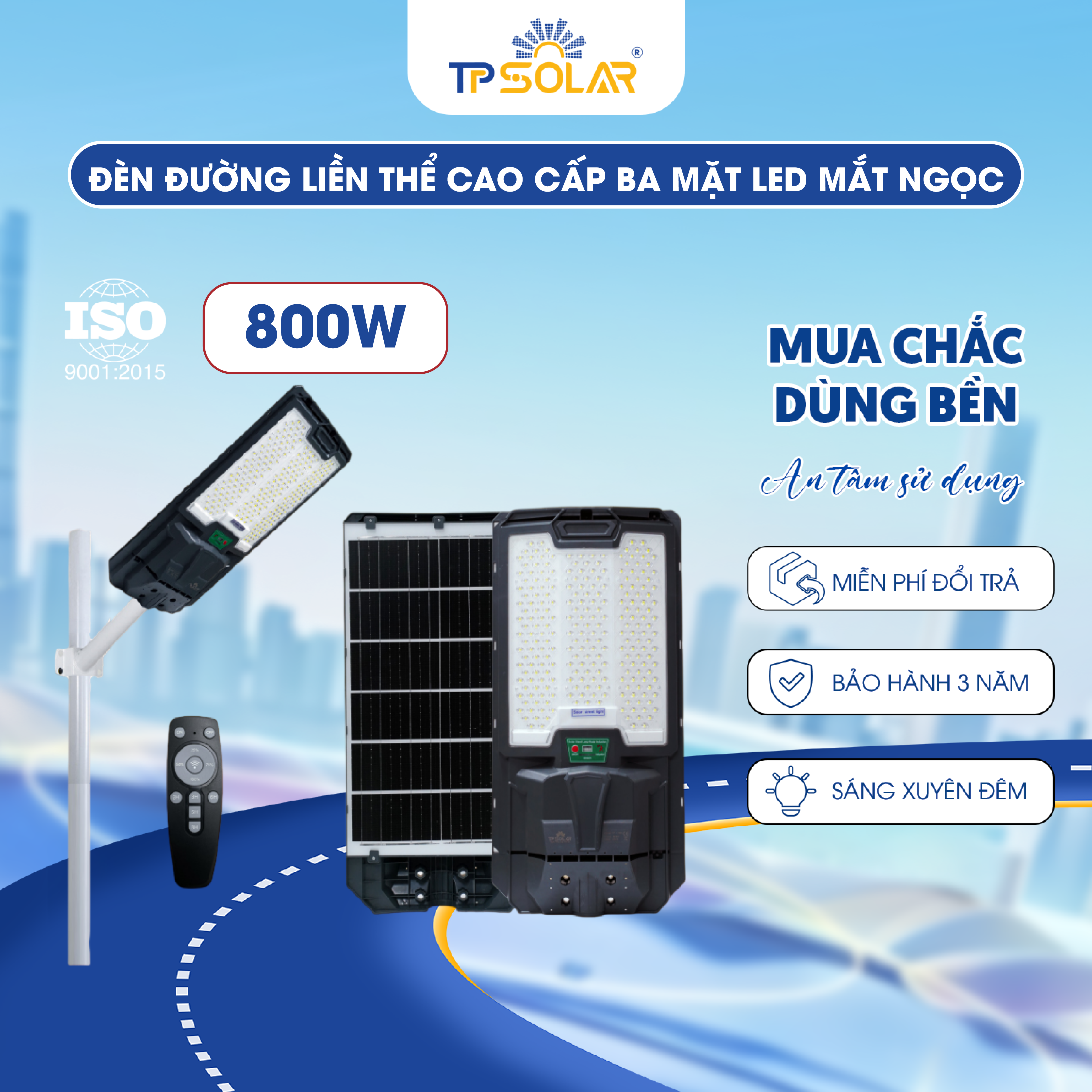 Đèn đường liền thể cao cấp 3 mặt LED mắt ngọc năng lượng mặt trời TP SOLAR LT11_thumbnail_8