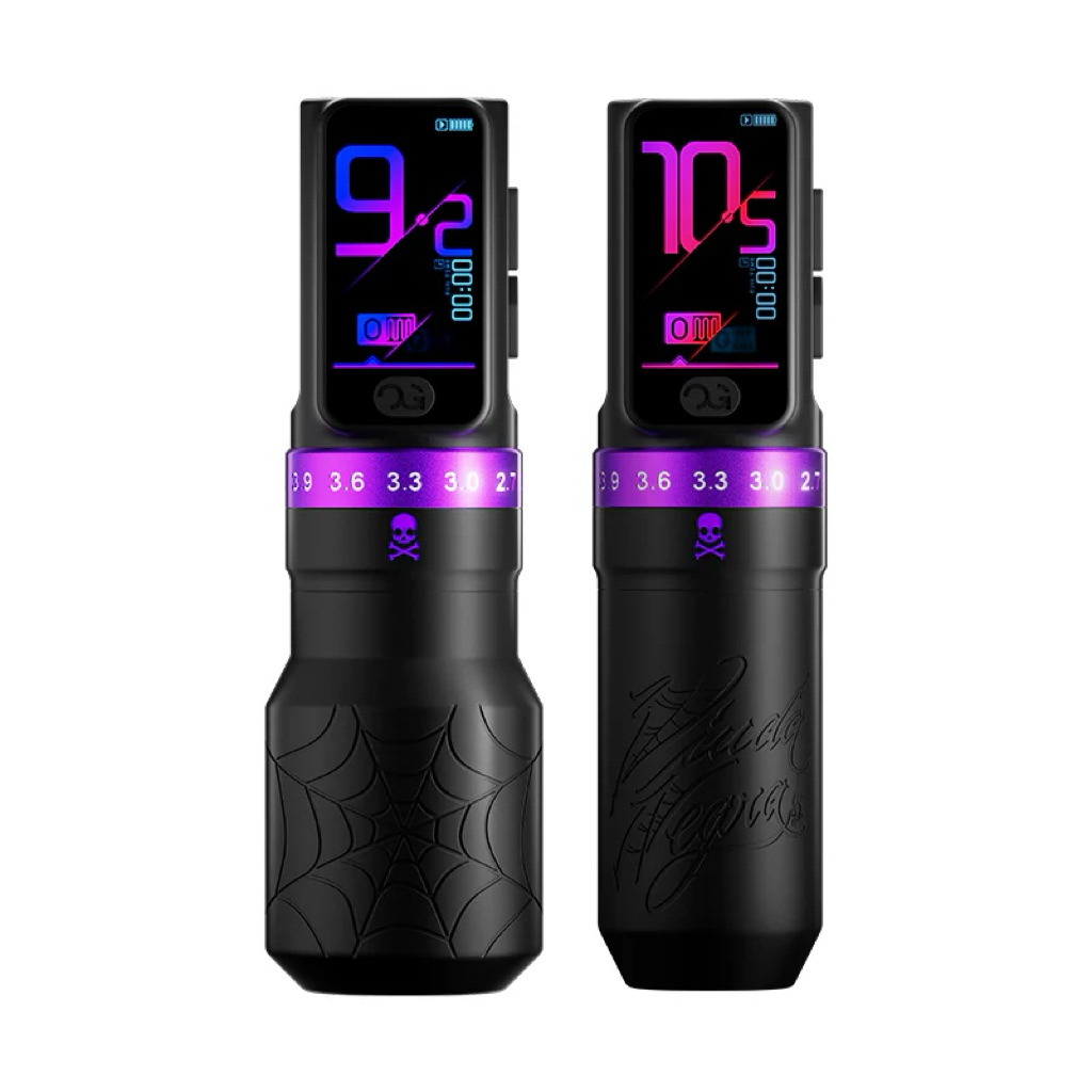 Black Widow Adjustable Stroke Wireless Tattoo Pen - Đập Hộp 🗃️ - Bảo hành 12 tháng_thumbnail_2