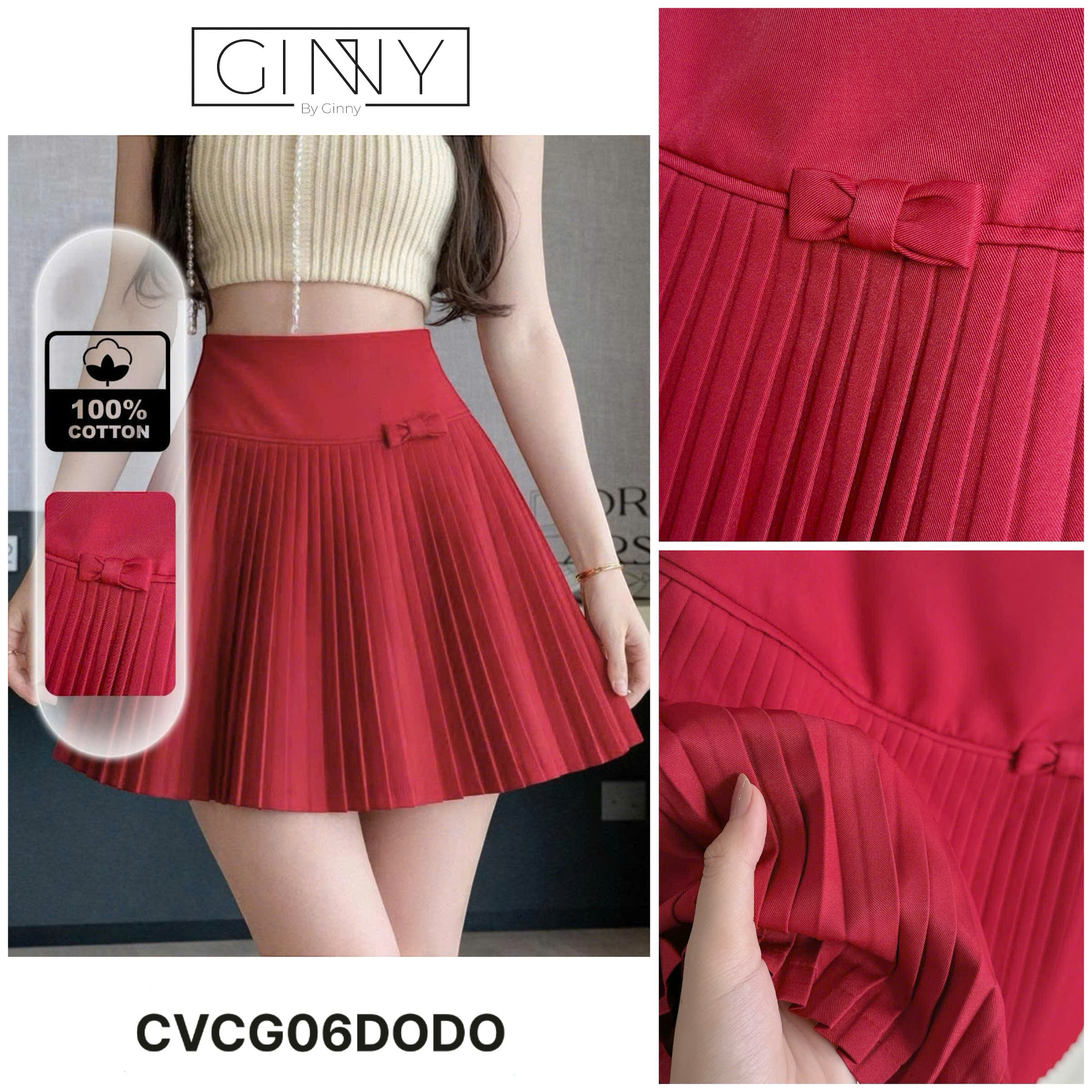 Chân váy dập ly đính nơ CG-06_thumbnail_2