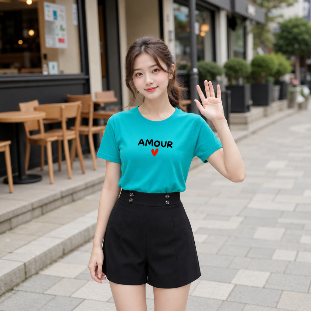 [Form Vừa] Áo phông chữ AMOUR trái tim - Loza VT8637_thumbnail_9
