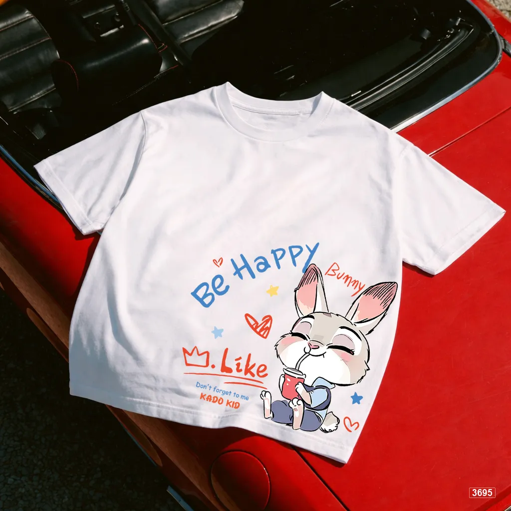 Áo thun bé gái form rộng chất thoáng mát hoạt hình Thỏ Kado 3695_thumbnail_6