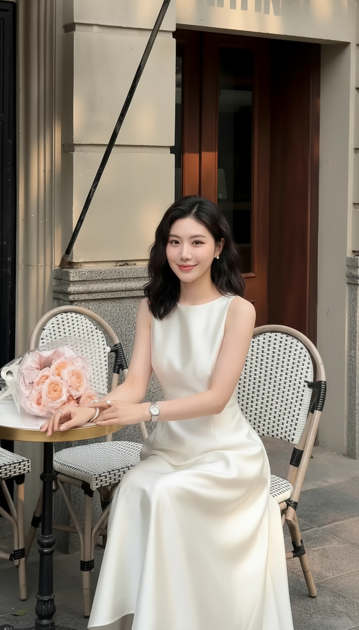 Đầm Kem Thanh Lịch-MV075