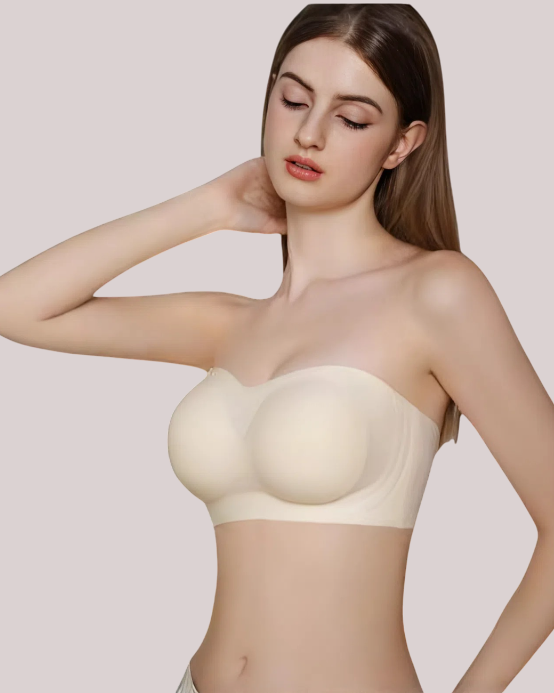 Kemben Bra Strapless Anti Geser 