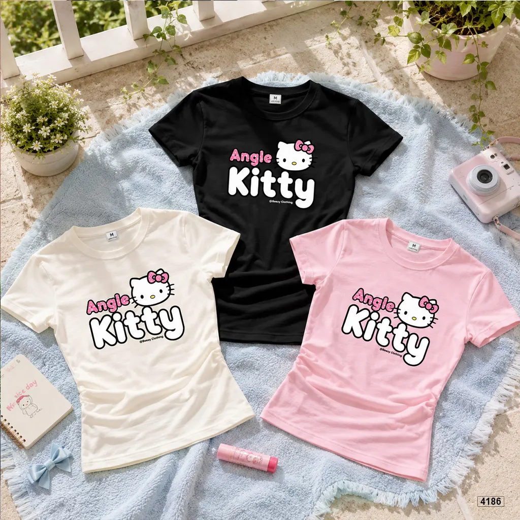 Áo baby tee nữ hoạt hình kittie cute Beezy 4186_thumbnail_7