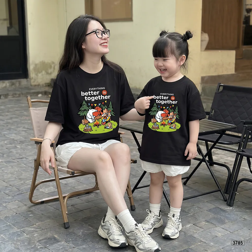 Áo thun gia đình mẹ và bé Better Together in hình cute Kado 3785_thumbnail_2