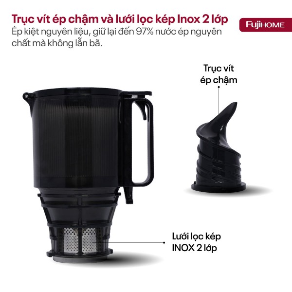Máy ép chậm nguyên quả Fujihome SJ50C_thumbnail_6