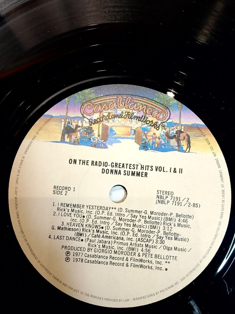 DONNA SUMMER - ON THE RADIO GREATEST HITS VOL. I & II_thumbnail_3