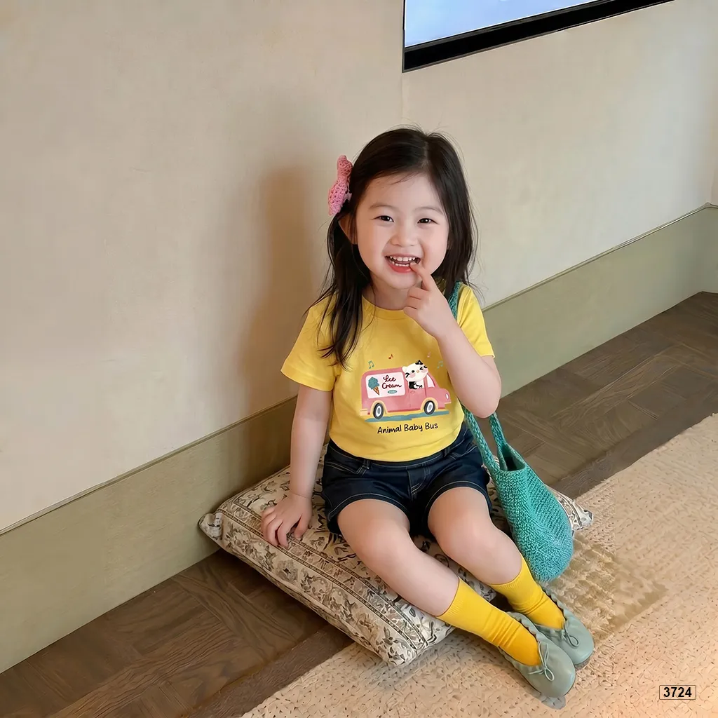 Áo thun bé gái form rộng mùa hè Baby Bus Kado 3724_thumbnail_2