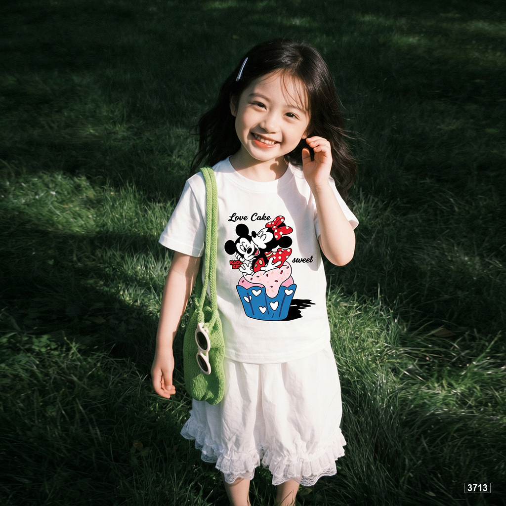 Áo thun bé gái form rộng Miicky Mouse đáng yêu Kado 3713_thumbnail_4