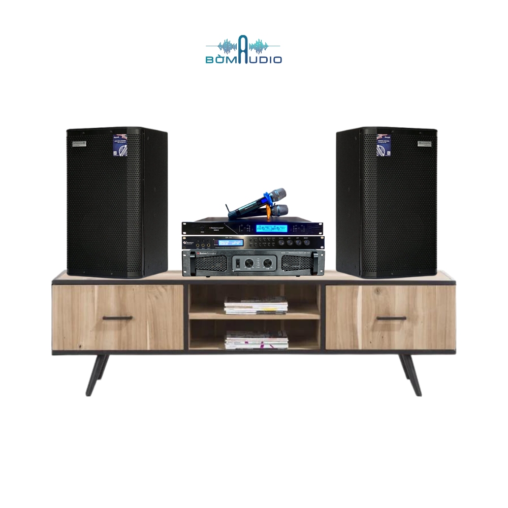 Combo Amply BOSTON ACOUSTICS PA600 + Vang số BOSTON ACOUSTICS X8 + Micro BOSTON ACOUSTICS WMS610 + Loa DBACOUSTIC FORCE 10 - B40_thumbnail_0