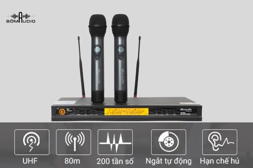 Đánh giá chi tiết micro karaoke Dbacoustic DB550 II