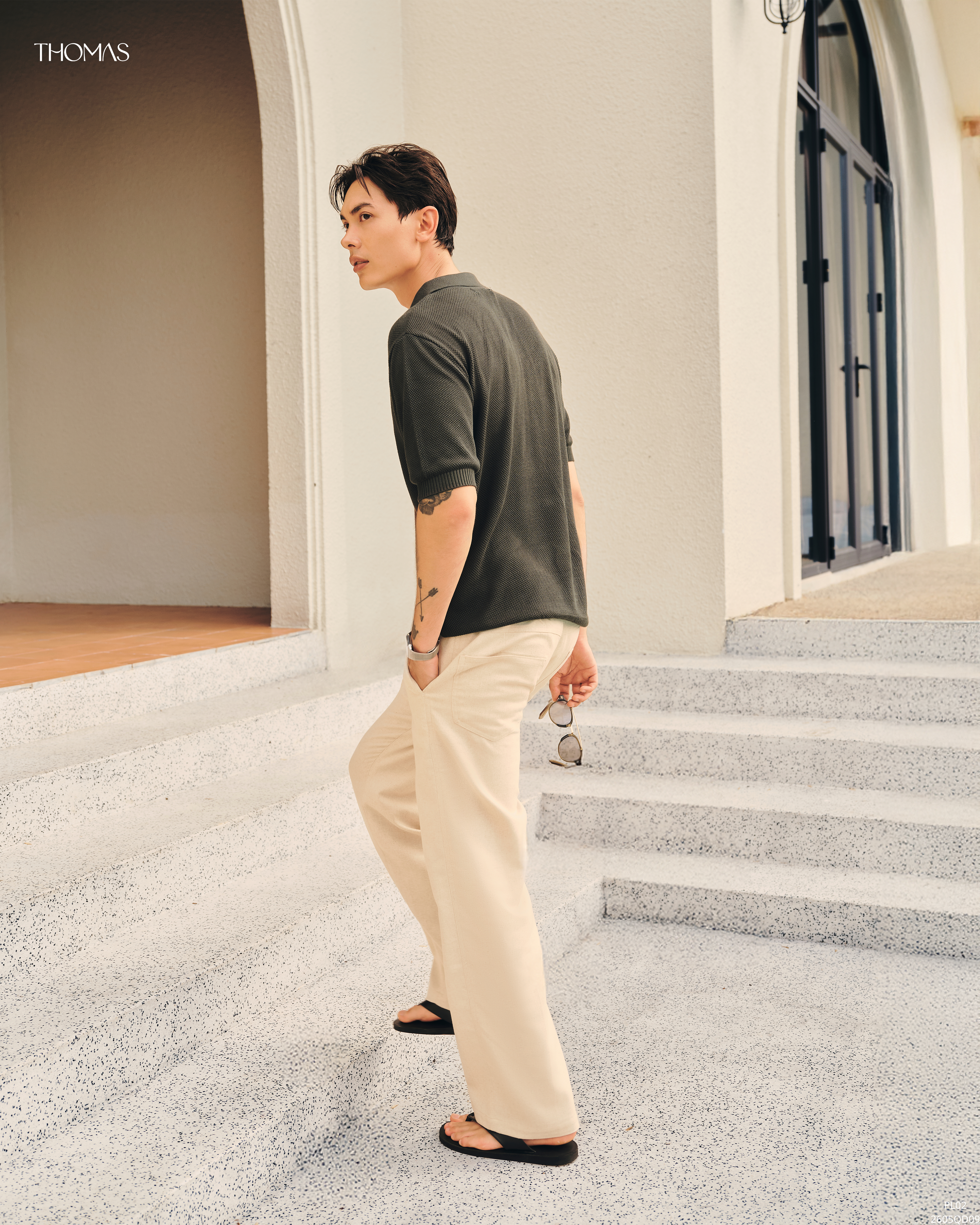 Quần Dài Sandro Vải Linen Form Regular_thumbnail_2