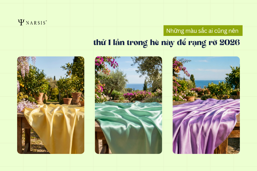 Những màu sắc ai cũng nên thử 1 lần trong hè này để rạng rỡ 2026