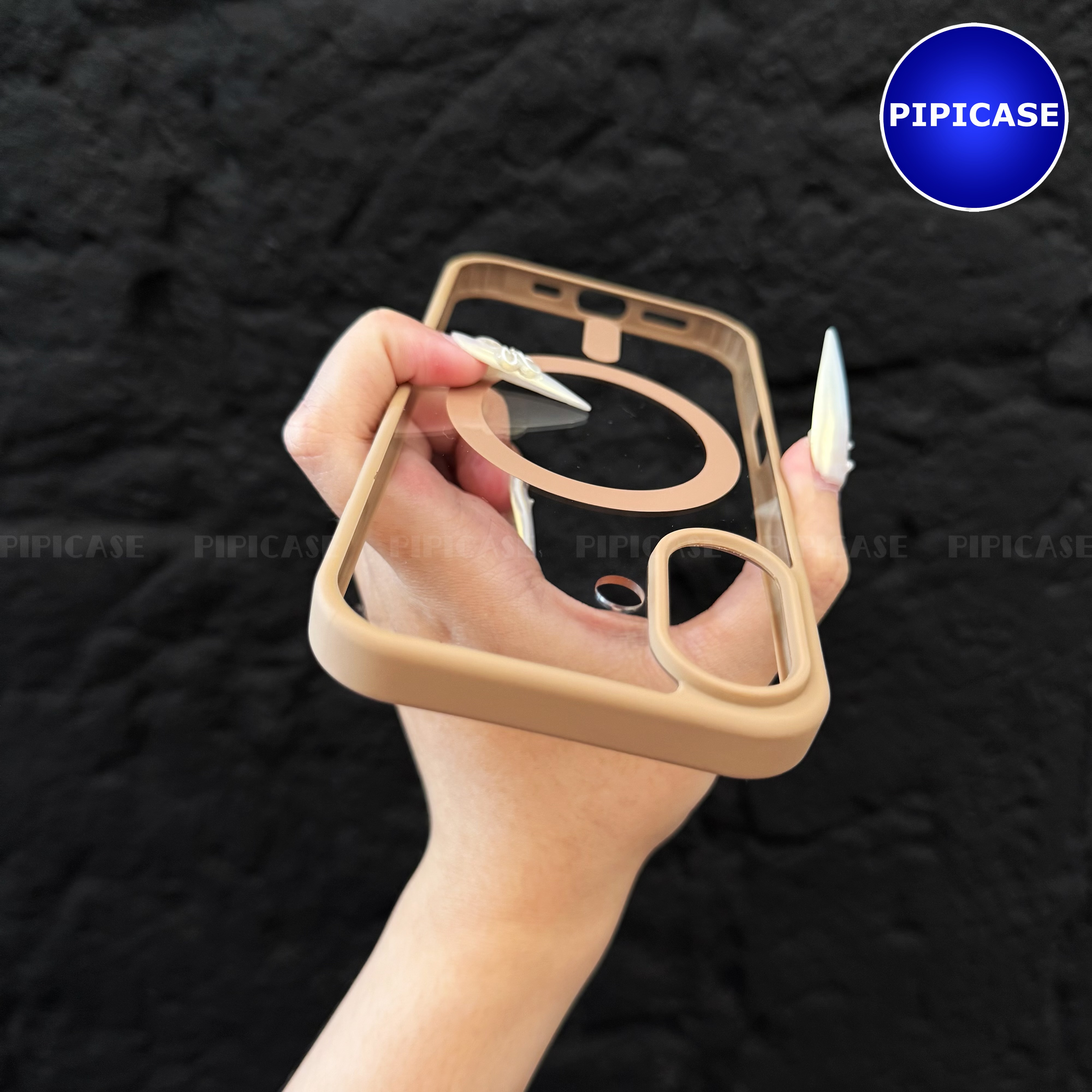 Ốp Lưng iPhone 16 Plus - Chic - Nâu Nhạt_thumbnail_16