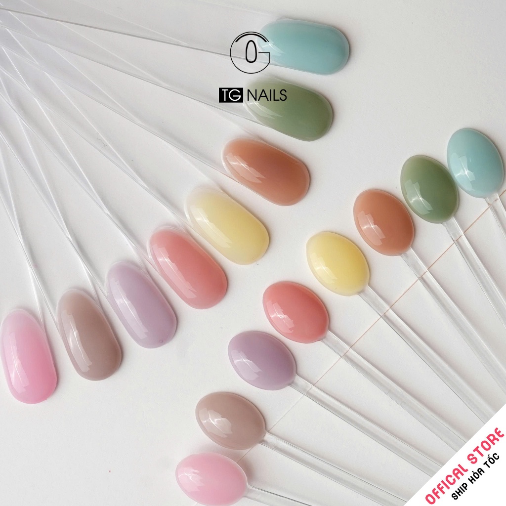 Combo sơn gel 8 màu Thạch Pastel kèm bảng màu_thumbnail_3