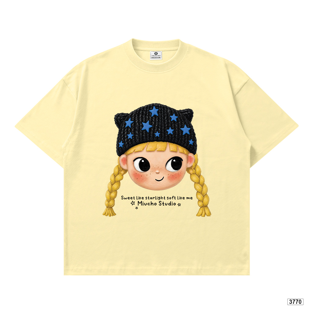 Áo thun boxy nữ Cartoon Girl đáng yêu Miucho 3770_thumbnail_8