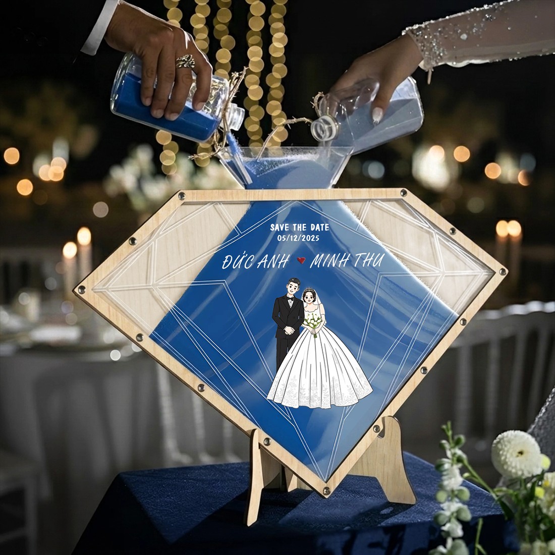 Tranh Rót Cát Đám Cưới – Nghi Thức Cưới Ý Nghĩa, Thiết Kế Theo Yêu Cầu (Tặng Kèm Cát) - Size tính theo chiều ngang_thumbnail_11
