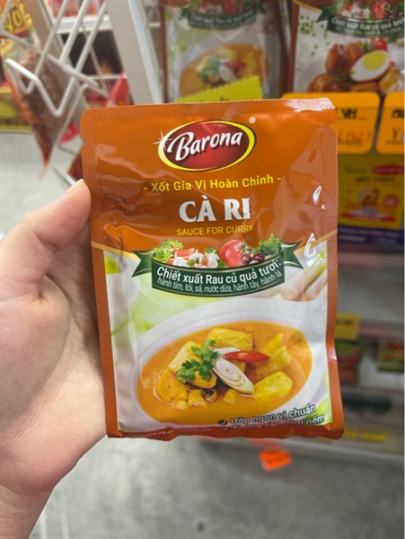 Xốt cari ( gói )