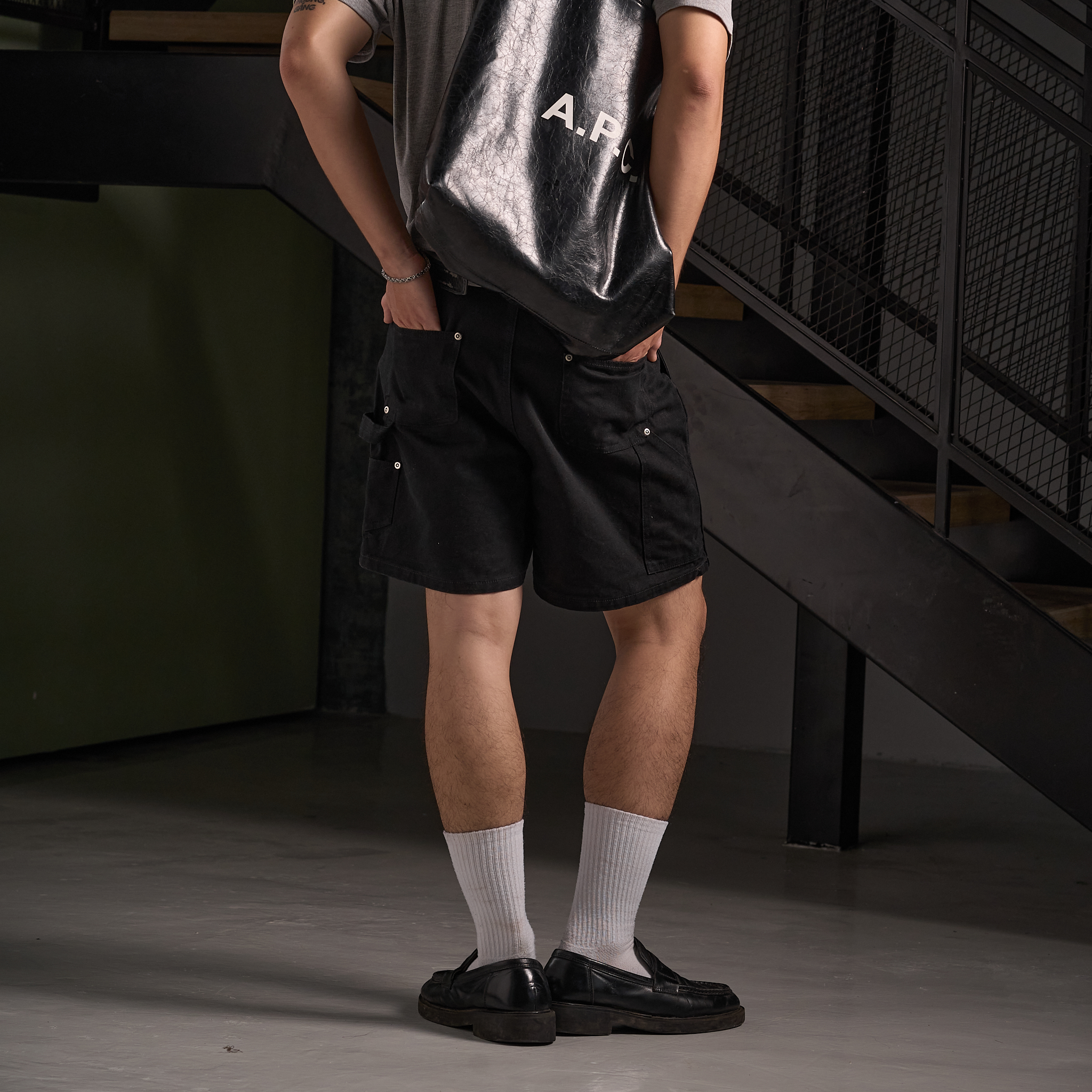 IMPERFECT - QUẦN SHORT DOUBLEKNEE VẢI CANVAS 420GSM DÀY DẶN, PHONG CÁCH ĐƯỜNG PHỐ NAM MENSWEAR_thumbnail_12
