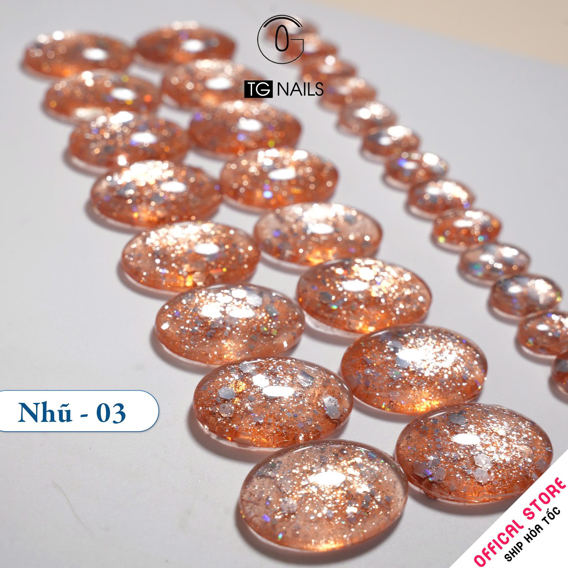 Sơn gel Nhũ kim tuyến siêu sáng TG chai 10g_thumbnail_6