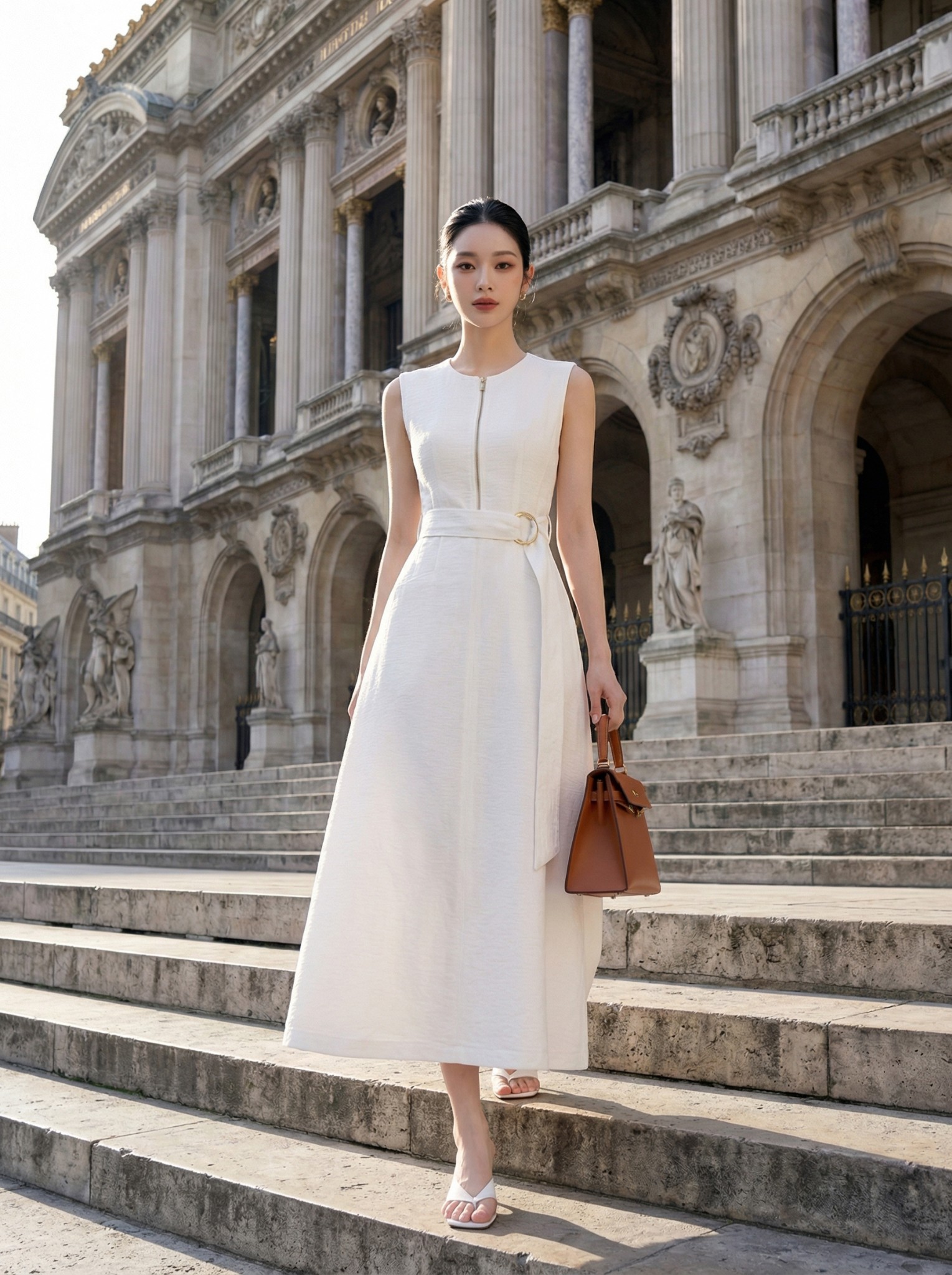 Đầm gile xòe TRALI 26201