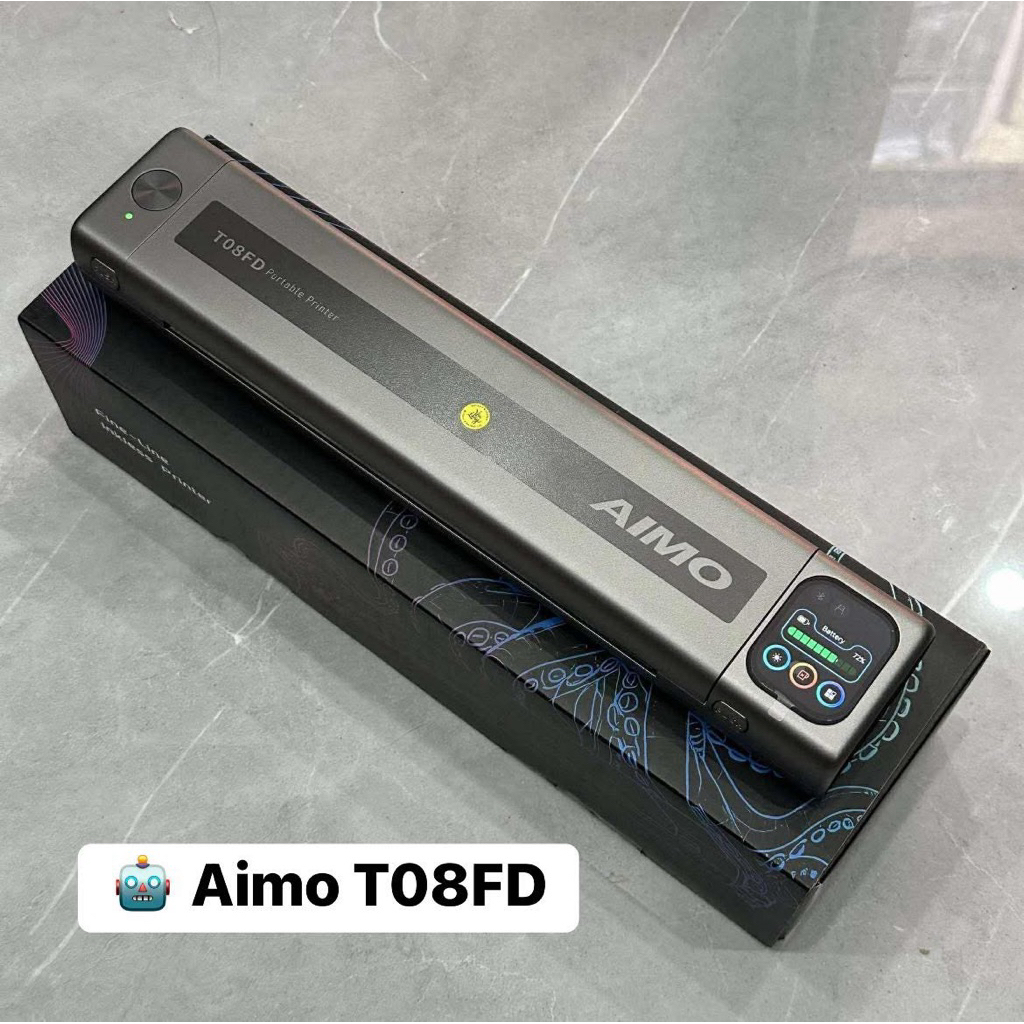 Máy In AIMO Tattoo Printer - T08FS - Đập Hộp 🗃️_thumbnail_2