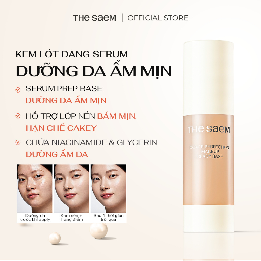 [THE SAEM] Kem lót The Saem Cover Perfection Make Up Ready Base 28ml_thumbnail_0