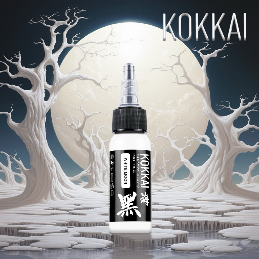 White & White Moon - Kokkai Ink