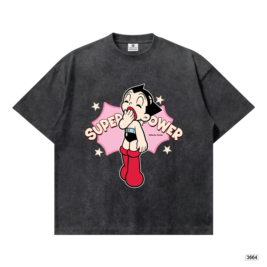 Áo thun boxy form rộng Supper Power Miucho 3664_thumbnail_0