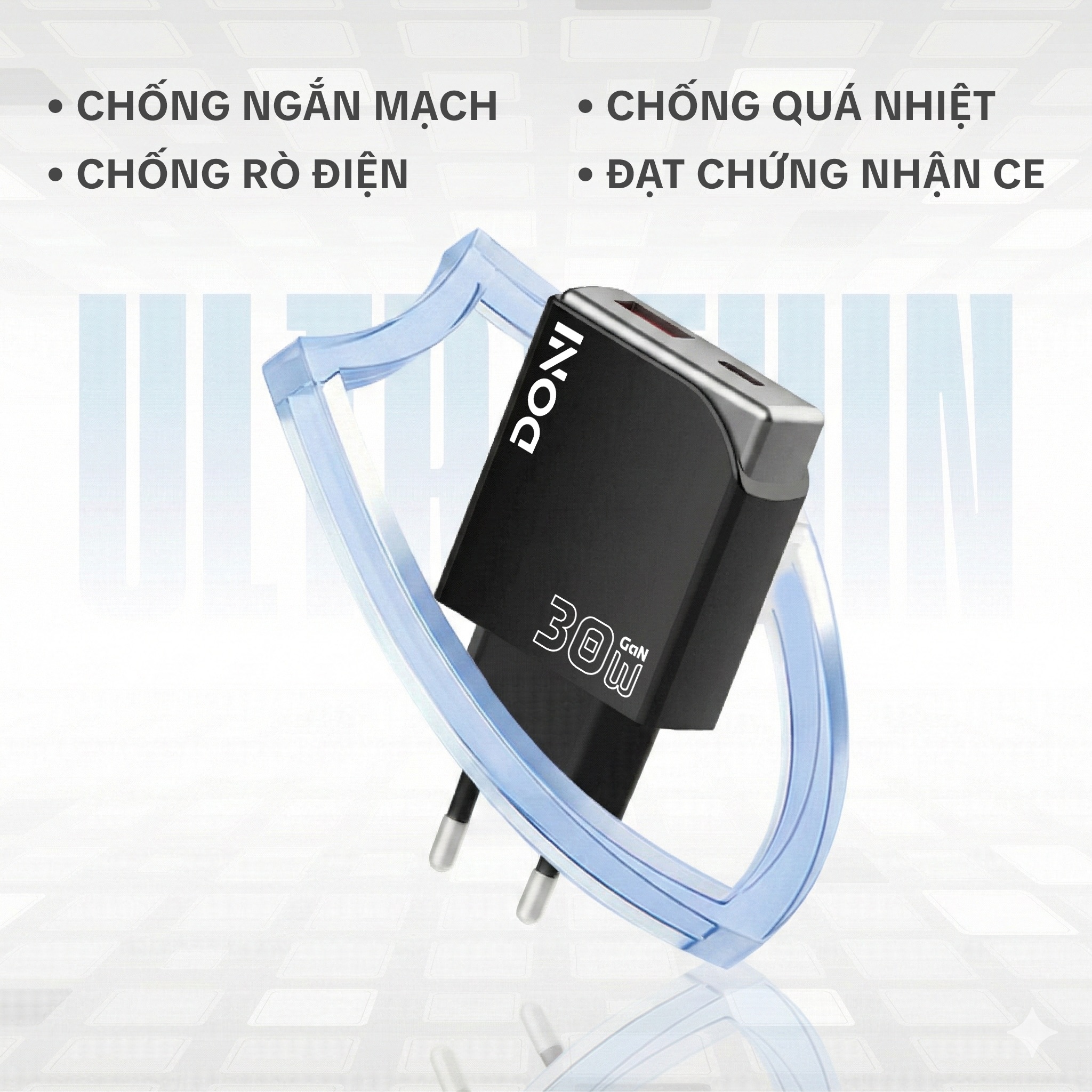 Củ sạc nhanh PD 30W DX30 Siêu mỏng_thumbnail_1