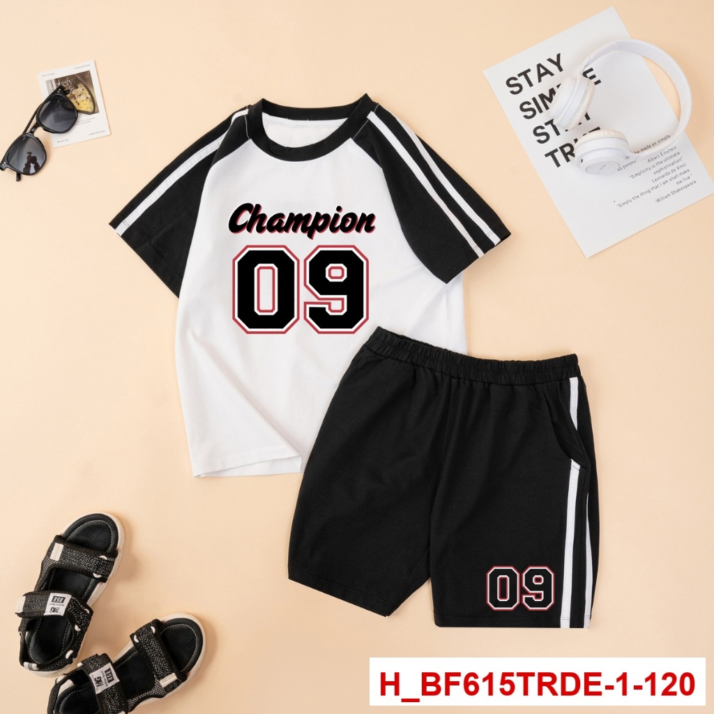 [XẢ KHO] Set bộ thun phối bé trai, bé gái lẻ size size từ 15-40kg - Loza Kids XABF01_thumbnail_56