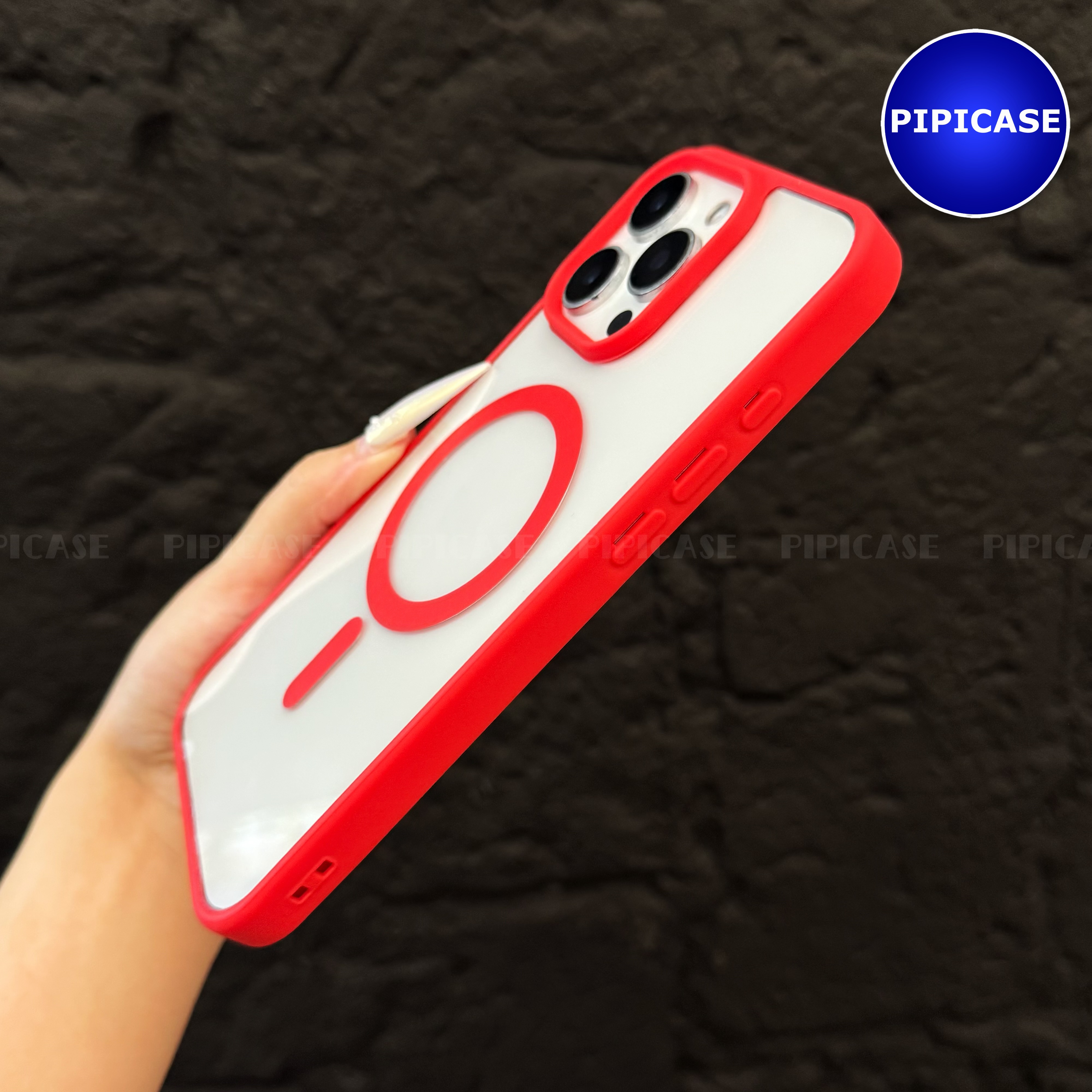 Ốp Lưng iPhone 16 Pro Max - Chic - Đỏ Tươi_thumbnail_5