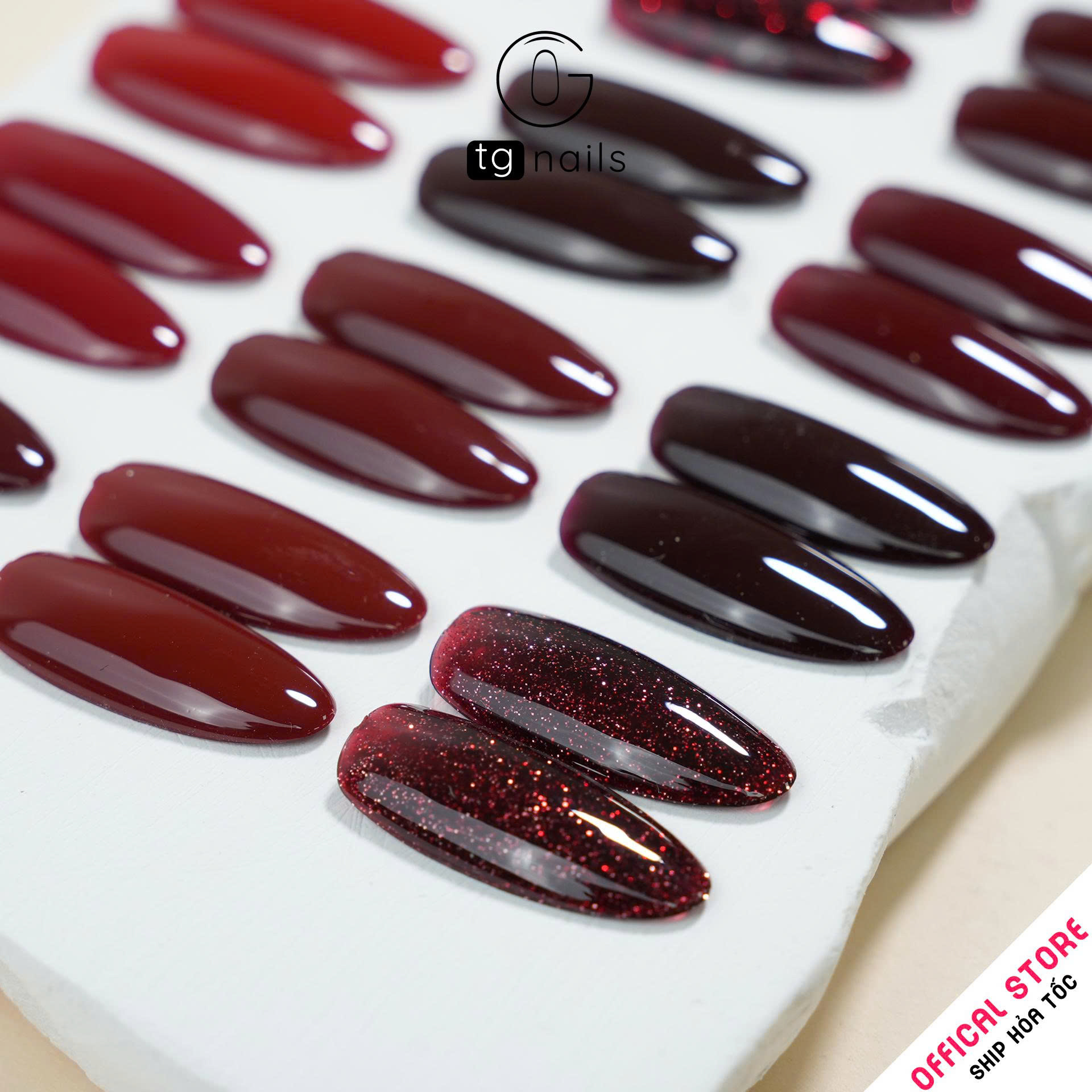 Combo 12 màu đỏ TG Nails kèm bảng màu_thumbnail_3