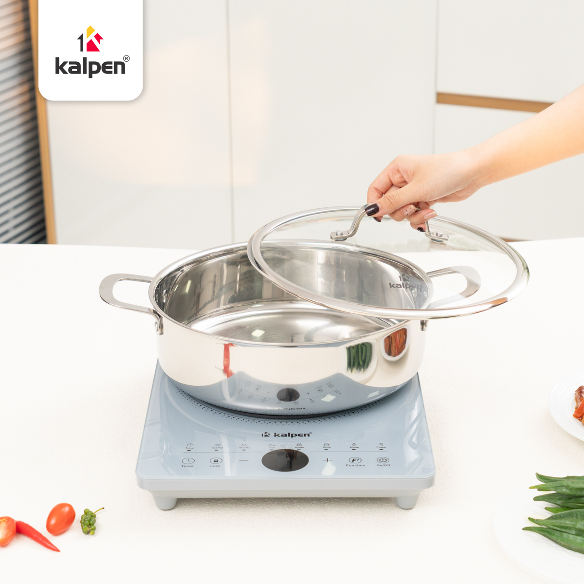 Chảo lẩu Inox có vung kính_thumbnail_8