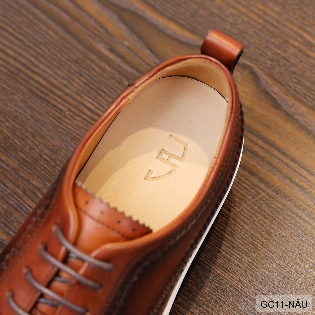 GC11 - Giày Nam Brogue Da Thật Phong Cách Anh Quốc Thiết Kế Sneaker Thời Trang_thumbnail_23