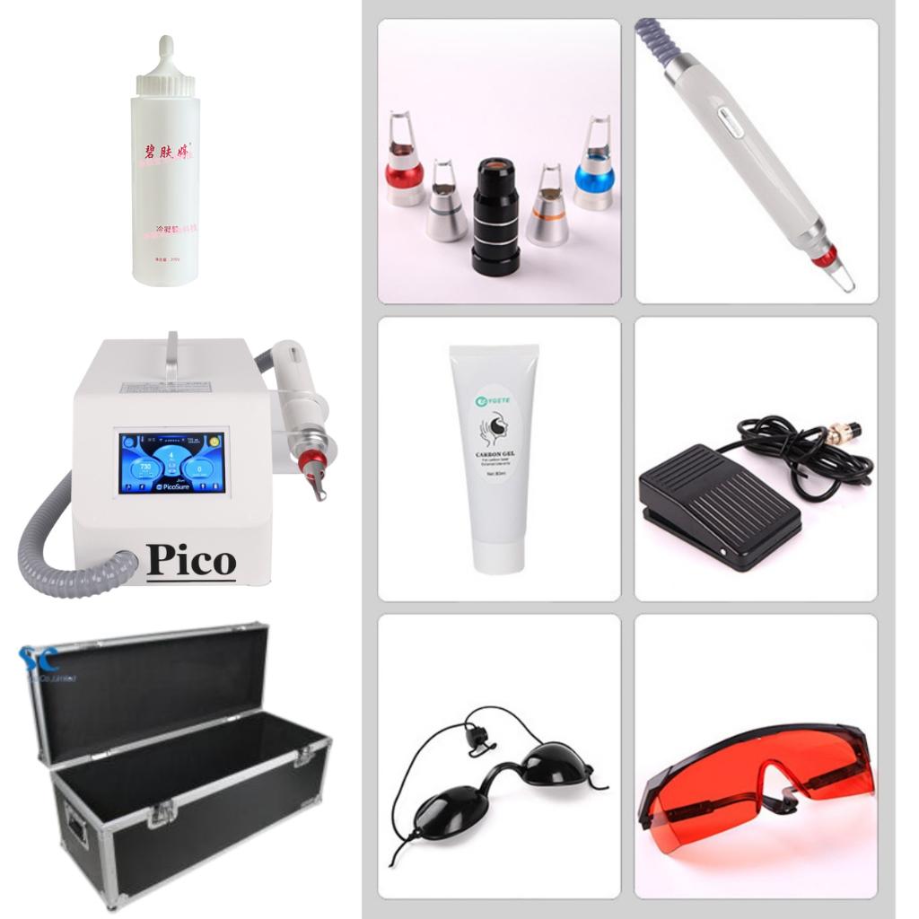 Máy Xoá Xăm Laser Pico Mini - Loại Bỏ Mực Tattoo, Tẩy Nốt Ruồi, Mờ Thâm, Cải Thiện Da, Sắc Tố Da Cosmetic