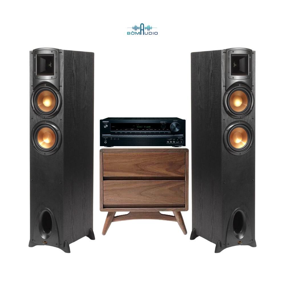 Combo Amply ONKYO TX-NR535 + Loa KLIPSCH SYNERGY BLACK LABEL F200 - B347_thumbnail_1
