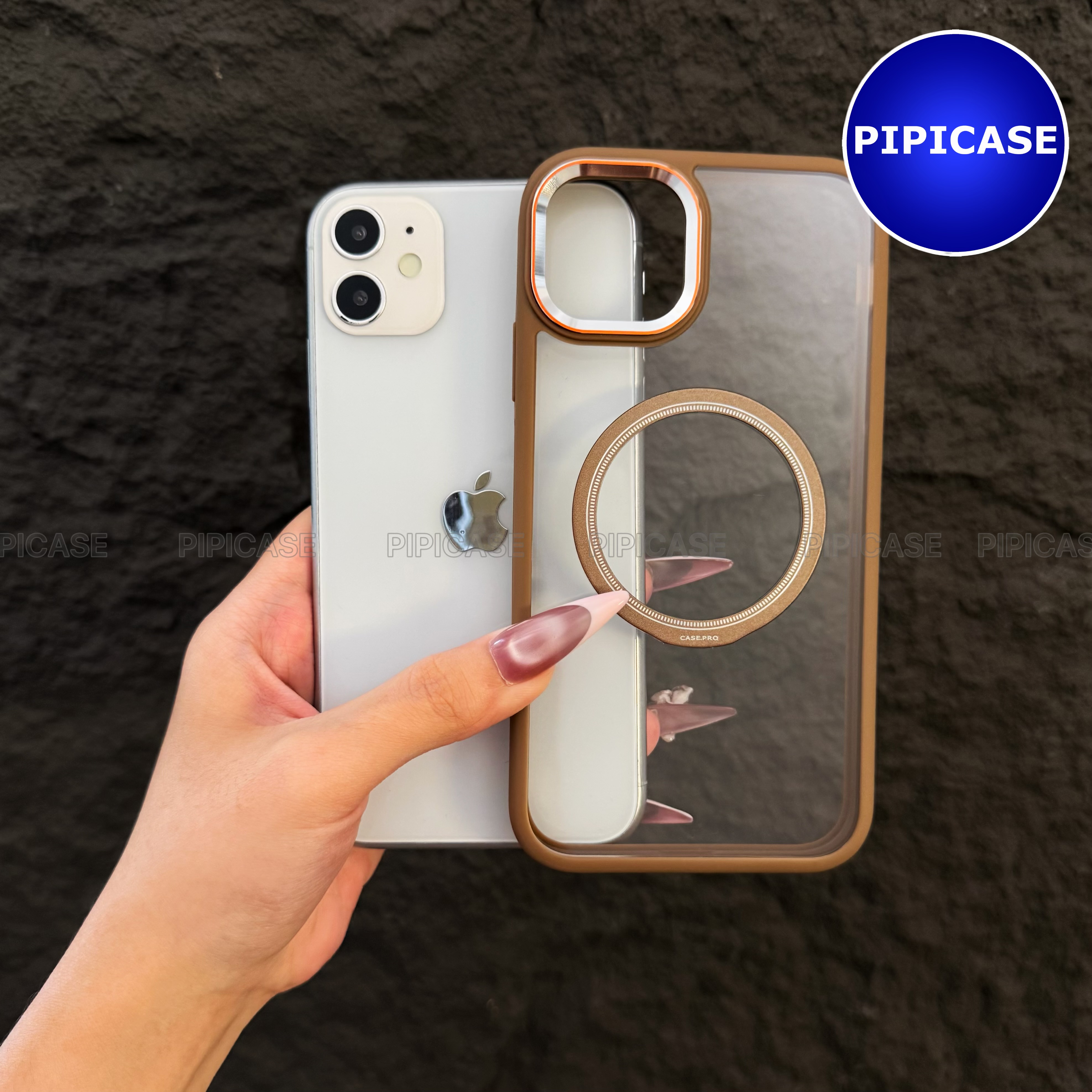 Ốp Lưng iPhone 12 - Wigu - Nâu_thumbnail_2