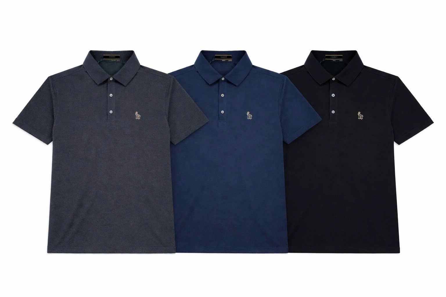 22 ÁO POLO NAM HAZZYS LỖ THOÁNG KHÍ 3 MÀU