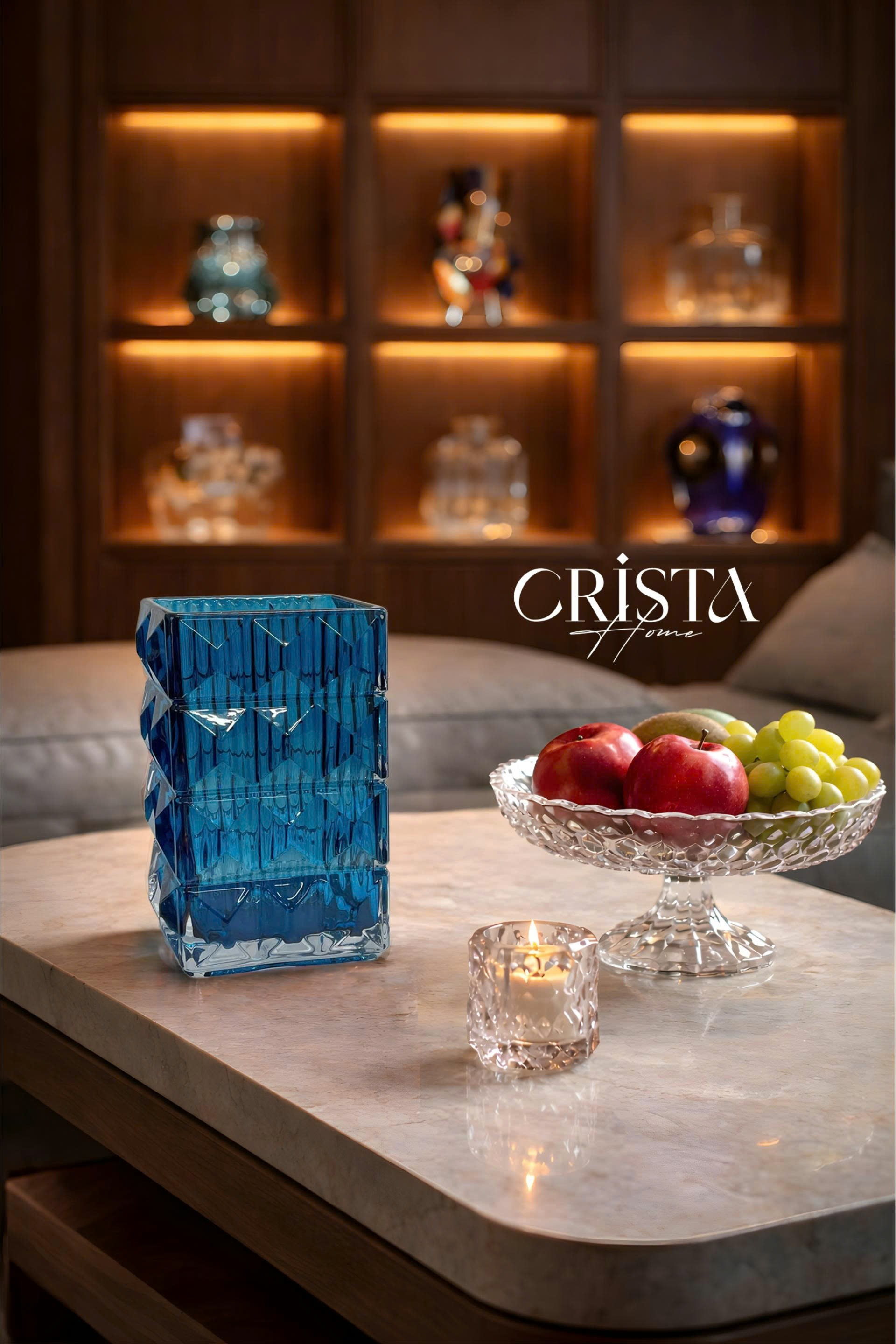 Bình cắm hoa thủy tinh vân kim cương 4 tầng CRISTA HOME 60241_thumbnail_15