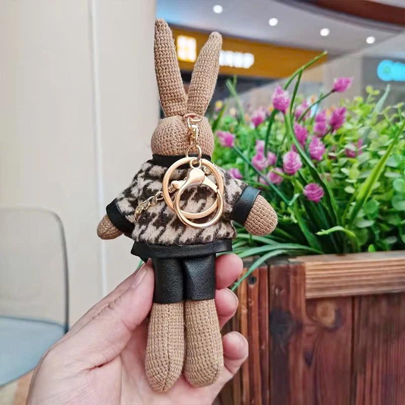 Móc Khoá Thỏ Nâu Xinh Xắn Dễ Thương Nam Caro Cute Bag PK035_thumbnail_4