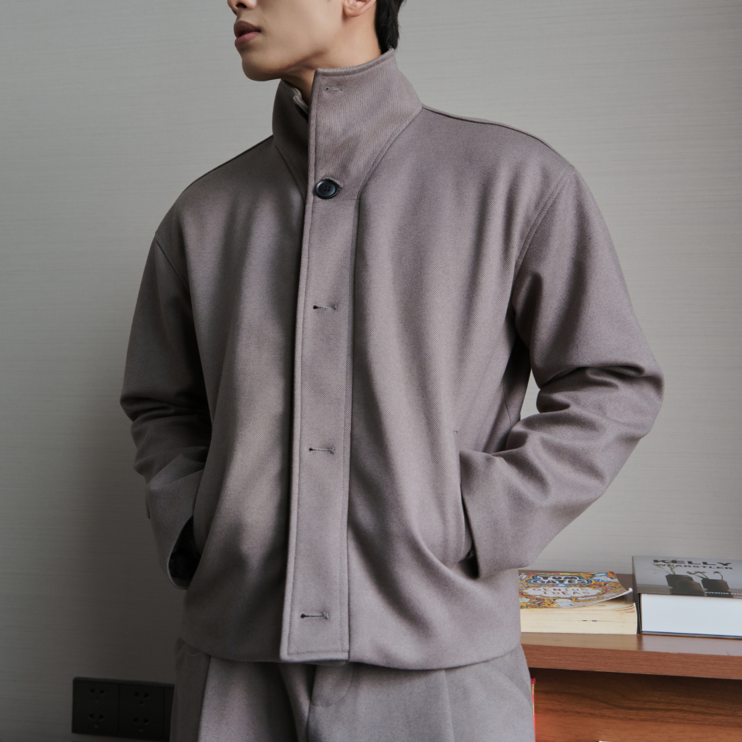 Áo Jacket Dear Heart Vải Dạ Form Regular